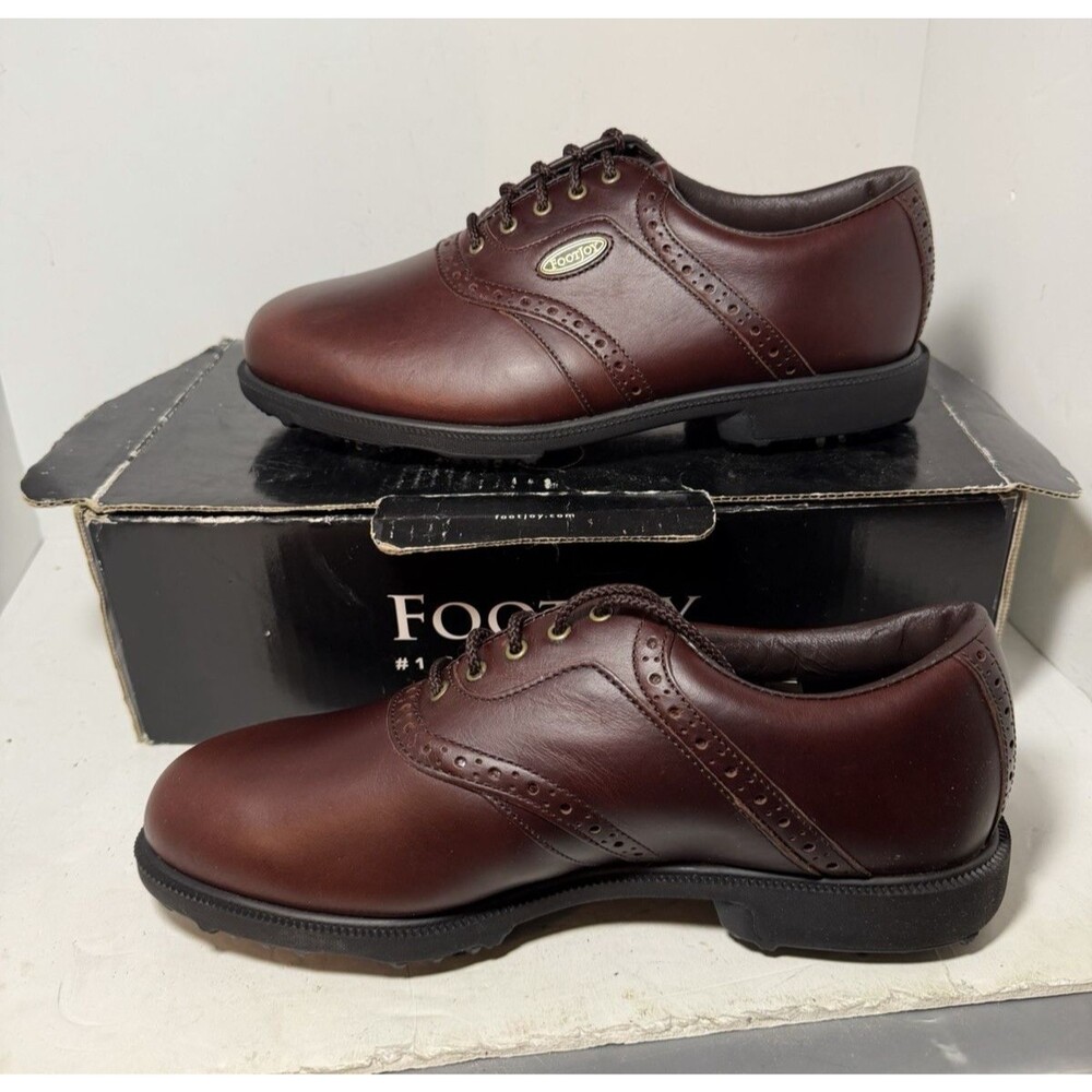 FootJoy Golf Shoes Mens Sz 8.5 Wide eComfort Brown Saddle Style# 57778 New